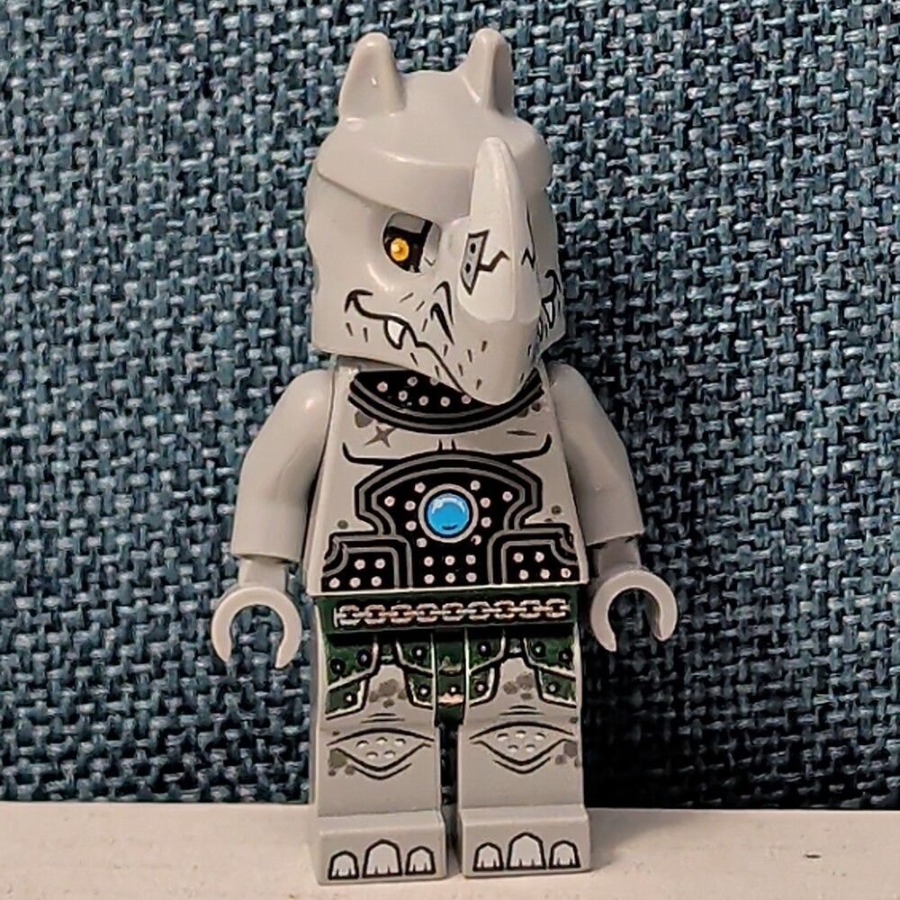 LEGO Legends of Chima RINONA Minifigure | Rhino Tribe loc060 | Retired 70131 - Picture 2 of 16